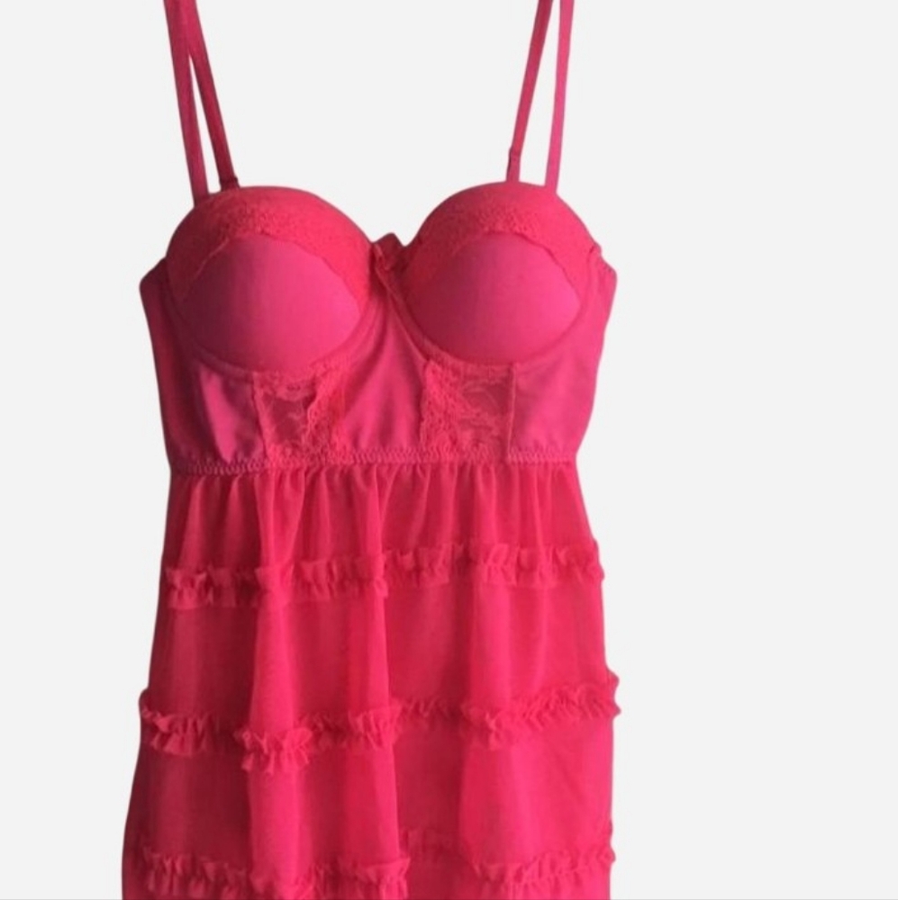 Hot Pink Lingerie Babydoll